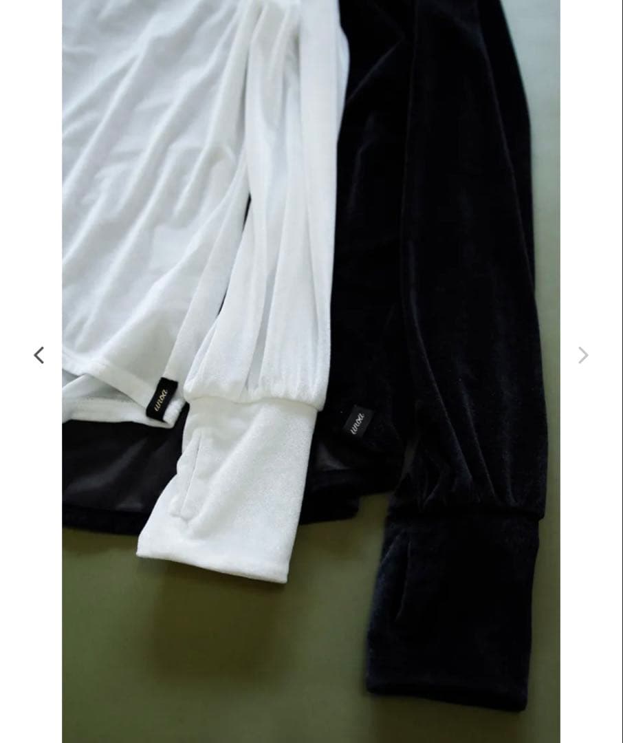 お得 新品 Free size unoa ウノア バレエ トップス ベロア