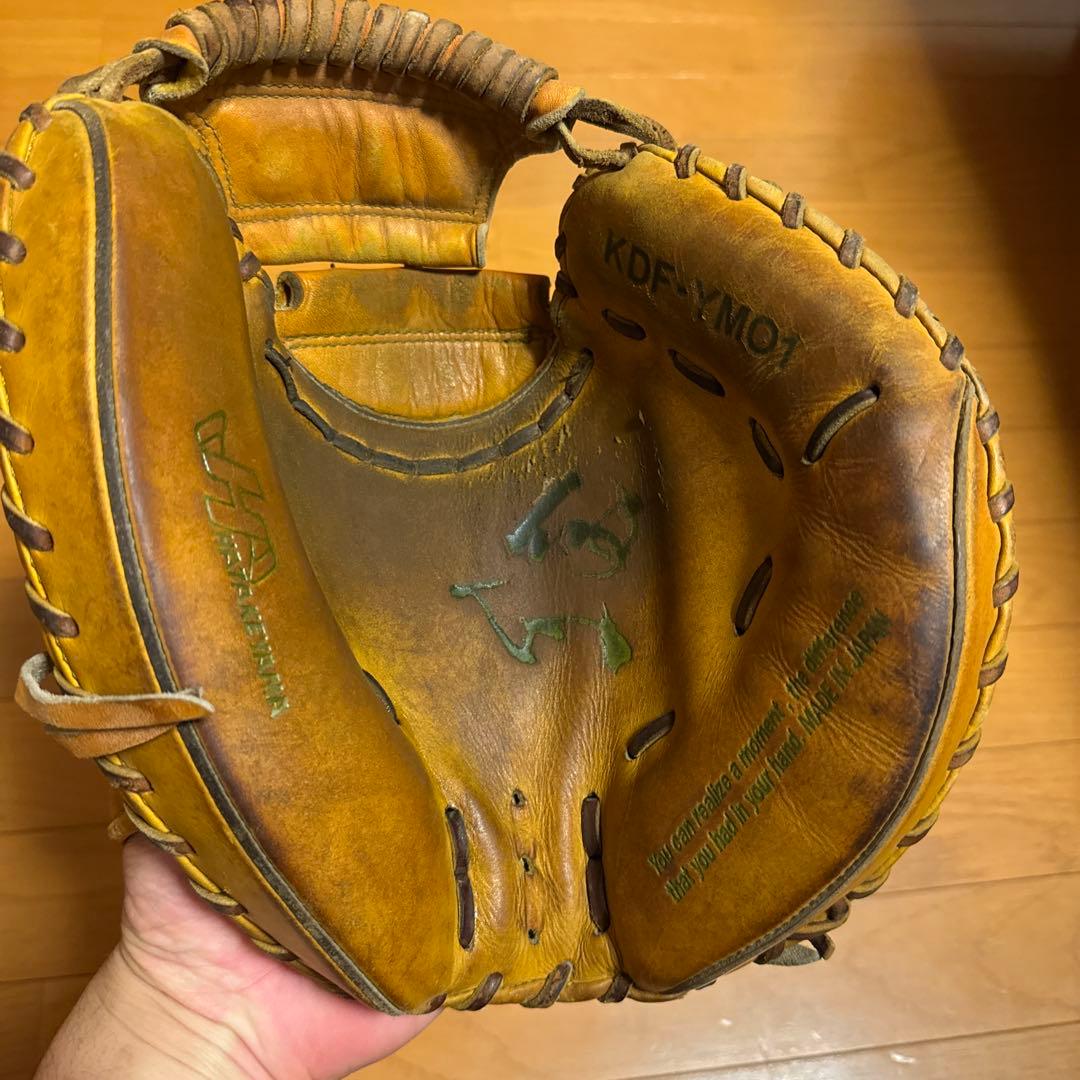ハタケヤマ キャッチャーミット硬式用 ジャンク品