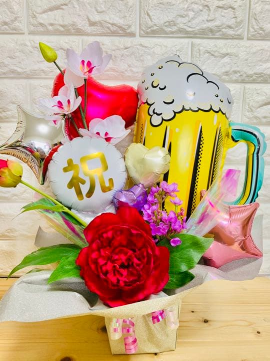 バルーンギフト　バルーンブーケ　お祝い　成人式