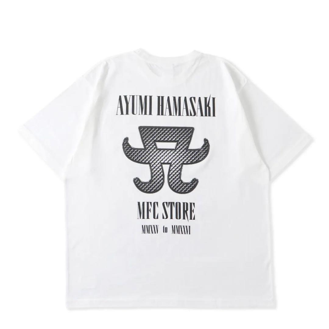 新品☆浜崎あゆみ MFC コラボ アーティストTシャツ Lサイズ 白 ホワイト