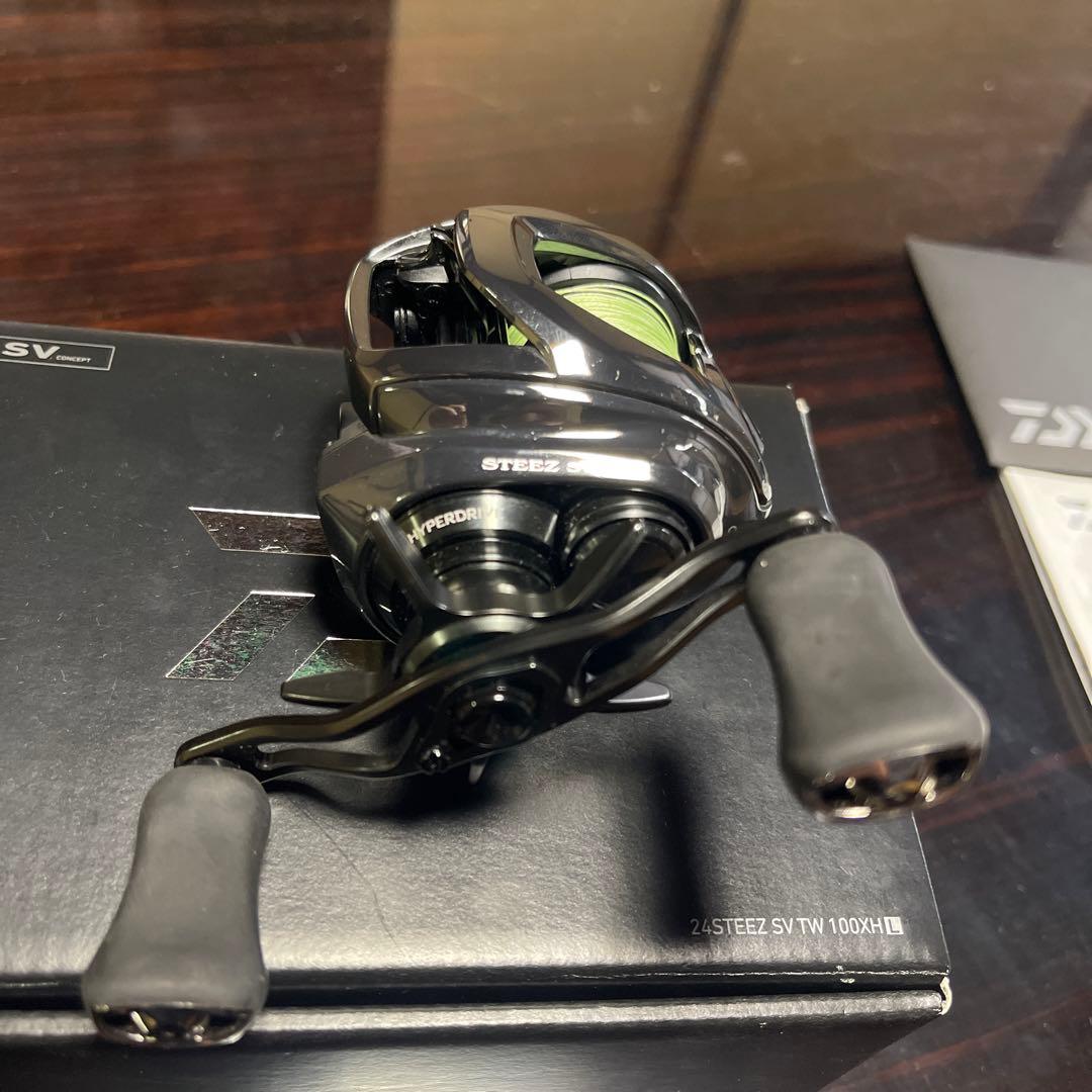 美品DAIWA ダイワ 24スティーズ SV TW 100XHL 左ハンドル