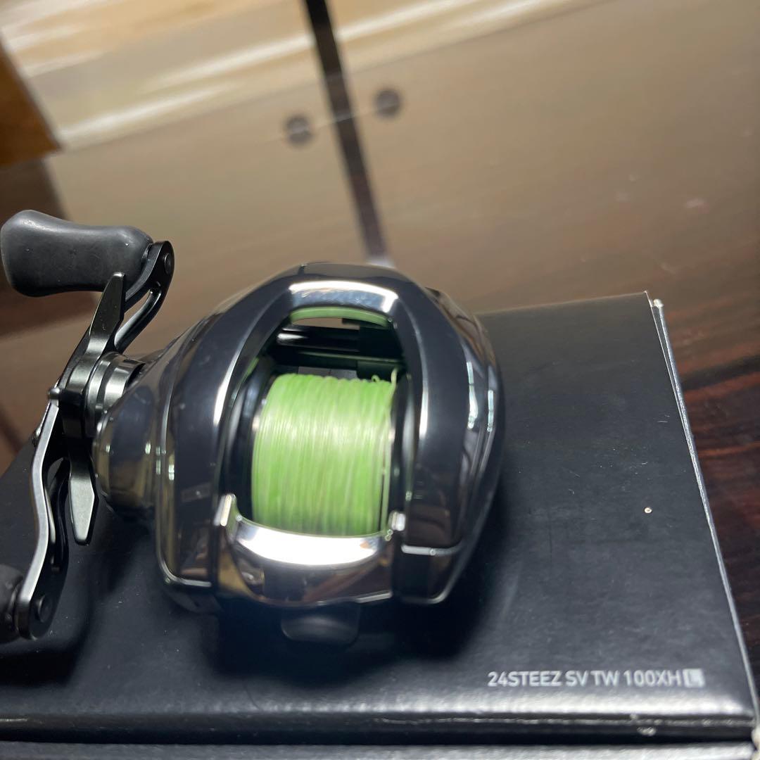 美品DAIWA ダイワ 24スティーズ SV TW 100XHL 左ハンドル