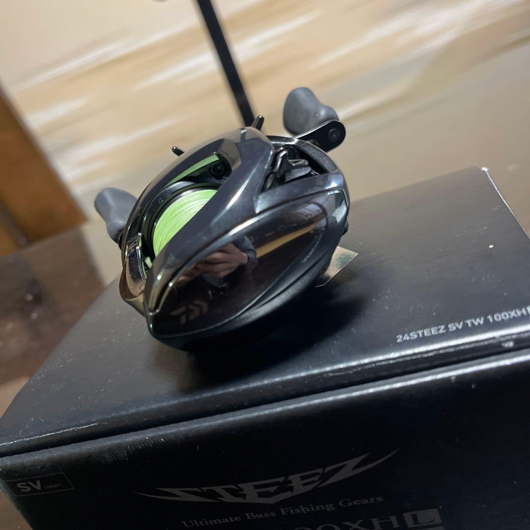 美品DAIWA ダイワ 24スティーズ SV TW 100XHL 左ハンドル