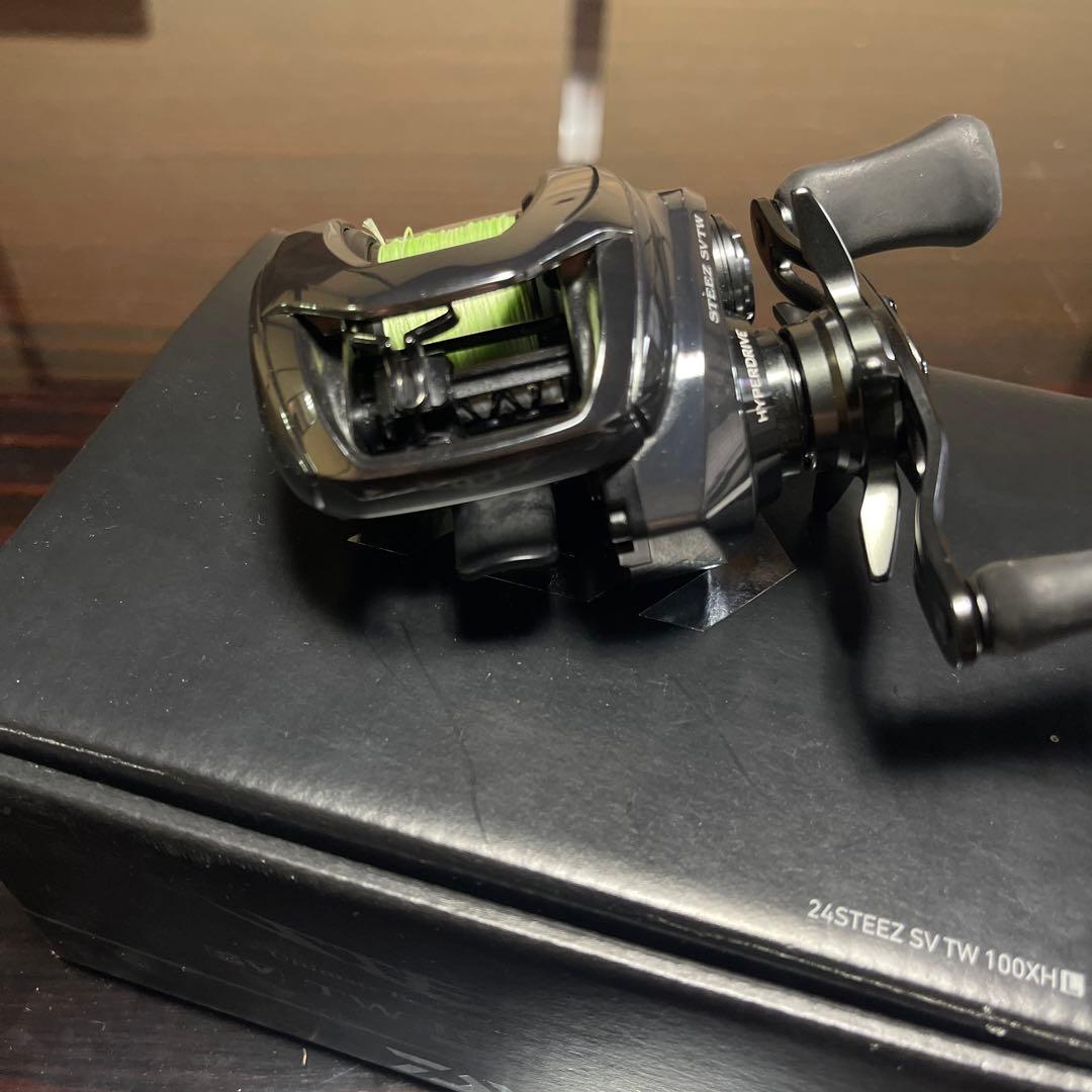 美品DAIWA ダイワ 24スティーズ SV TW 100XHL 左ハンドル