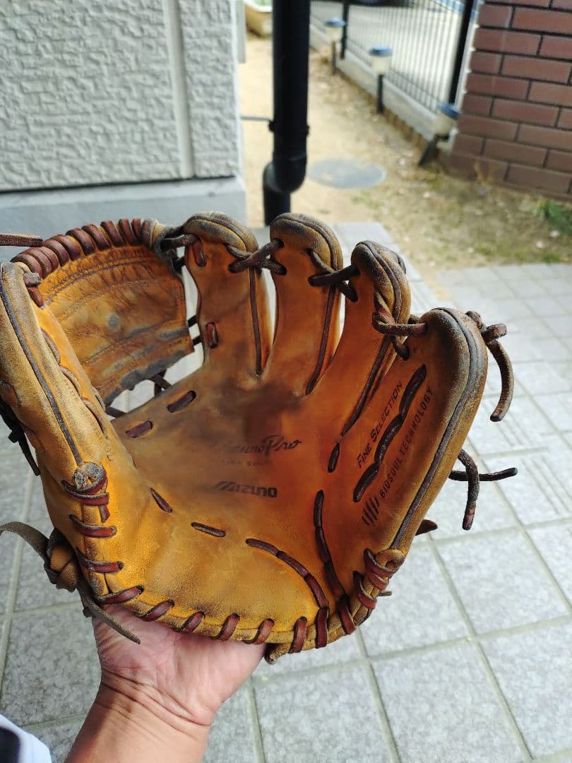 ミズノプロ硬式用グローブ　内野手セカンド