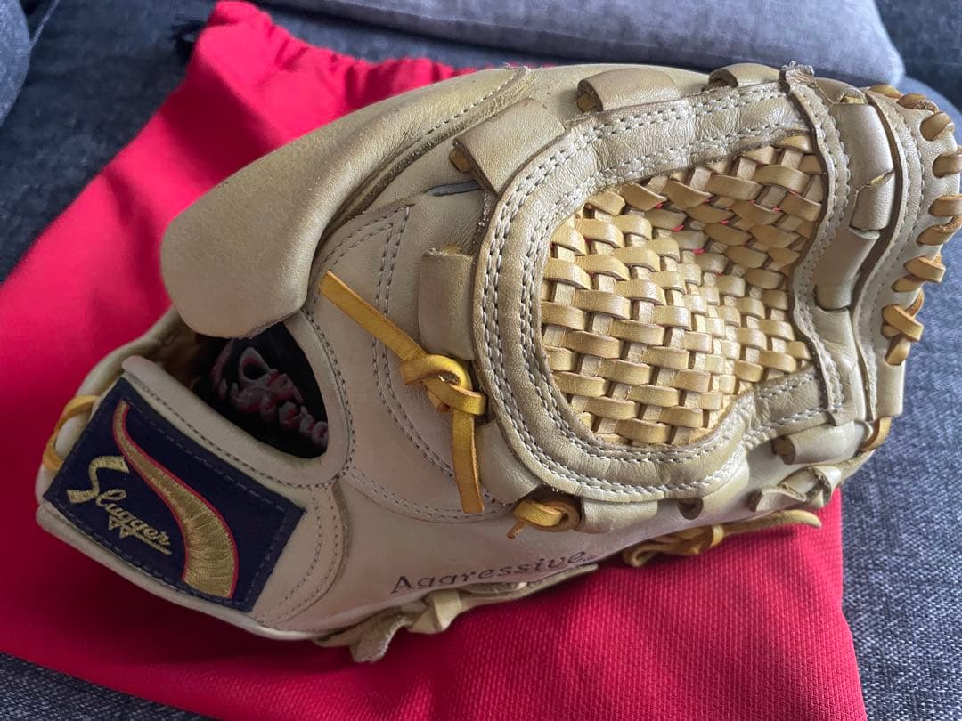 Slugger 久保田スラッガー　軟式グローブ　指カバー付　投手　ピッチャー