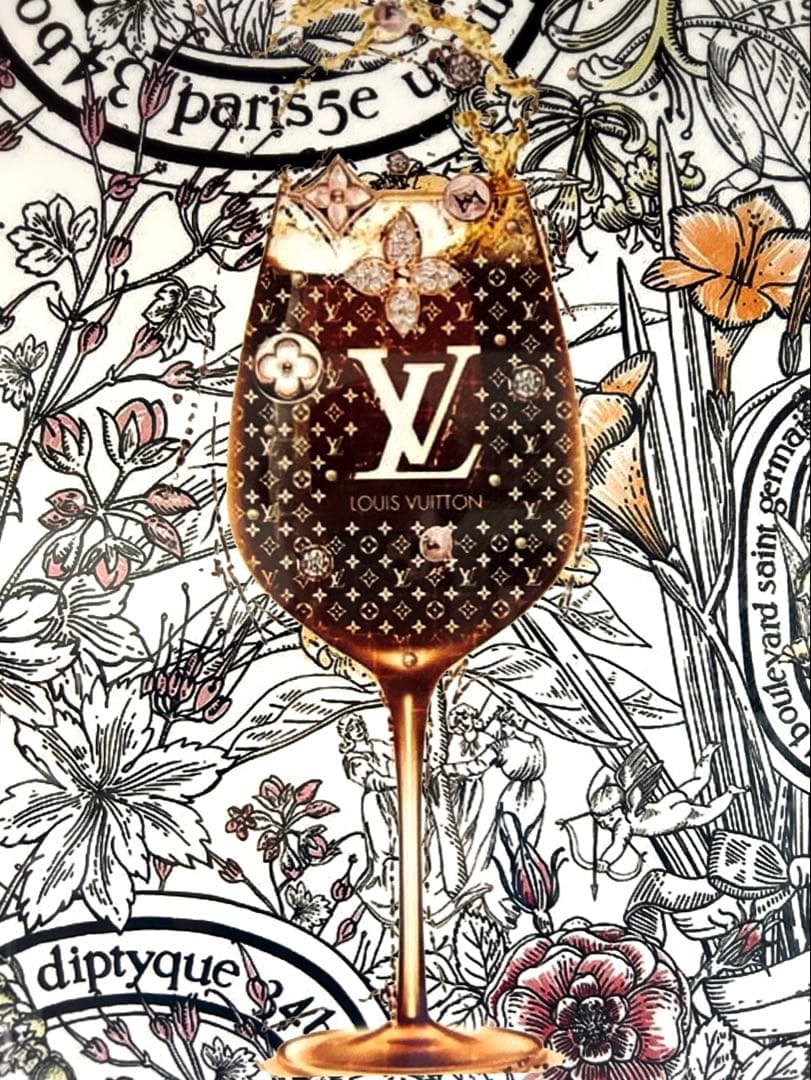 DEATH NYC Louis Vuitton ワイングラス アートポスター
