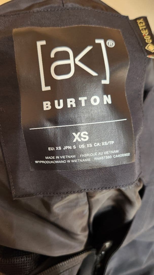 【極美品・1回使用】BURTON [ak] サイクリック ビブパンツ 黒 XS