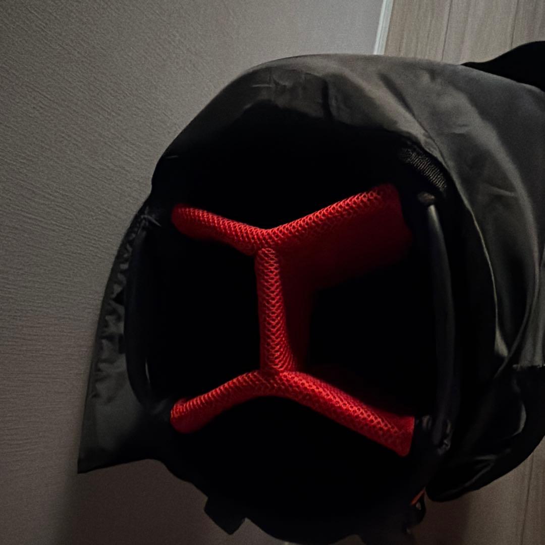 【定価24,000円】TaylorMade プロスタンドバッグ 黒/赤