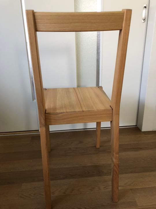 無印良品　タモ材　チェア　椅子