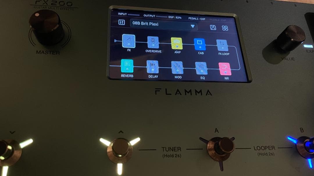 FLAMMA FX200 多機能ギターエフェクター　ルーパー