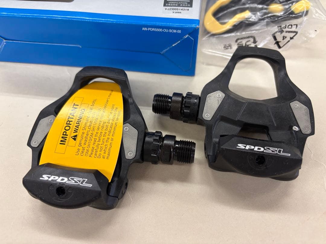 321【新品・未使用】SHIMANO　ビンディングペダル 新型　PD-RS500