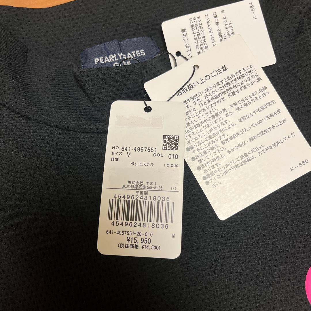 PEARLY GATES 黒ポロシャツ レディース