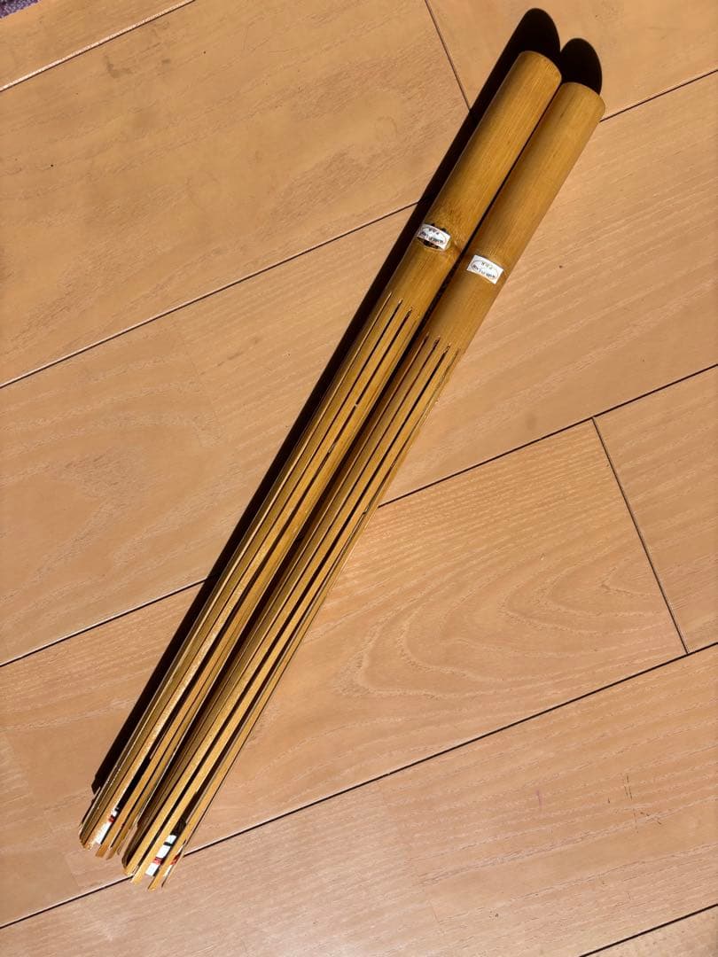 【美品】プイリ　フラダンス用竹製2本セット