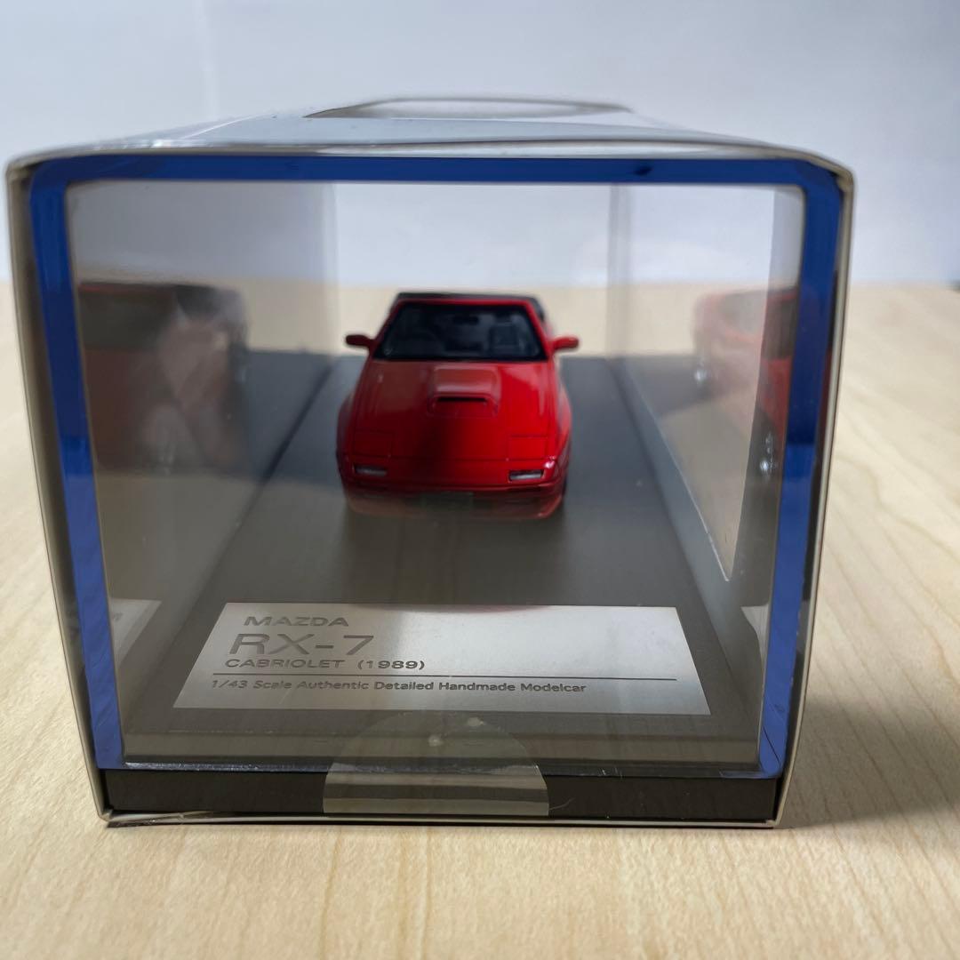 未開封 Mazda RX-7 CABRIOLET 1/43スケール 赤