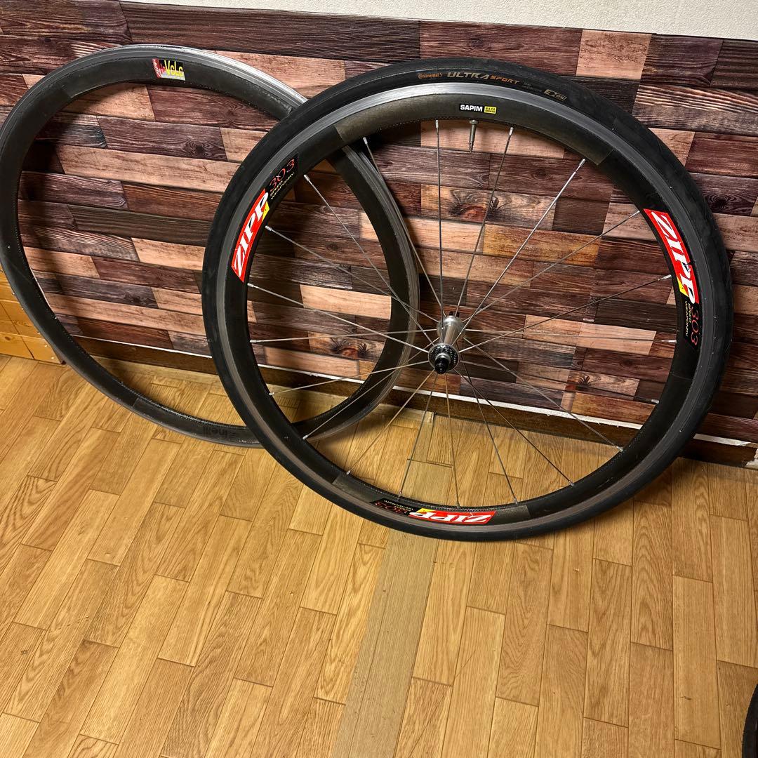 ~希少~ ZIPP ピスト用クリンチャーホイールセット