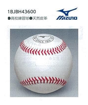 ミズノ 硬式ボール 練習球 高校野球 中学硬式 7個 1BJBH43600