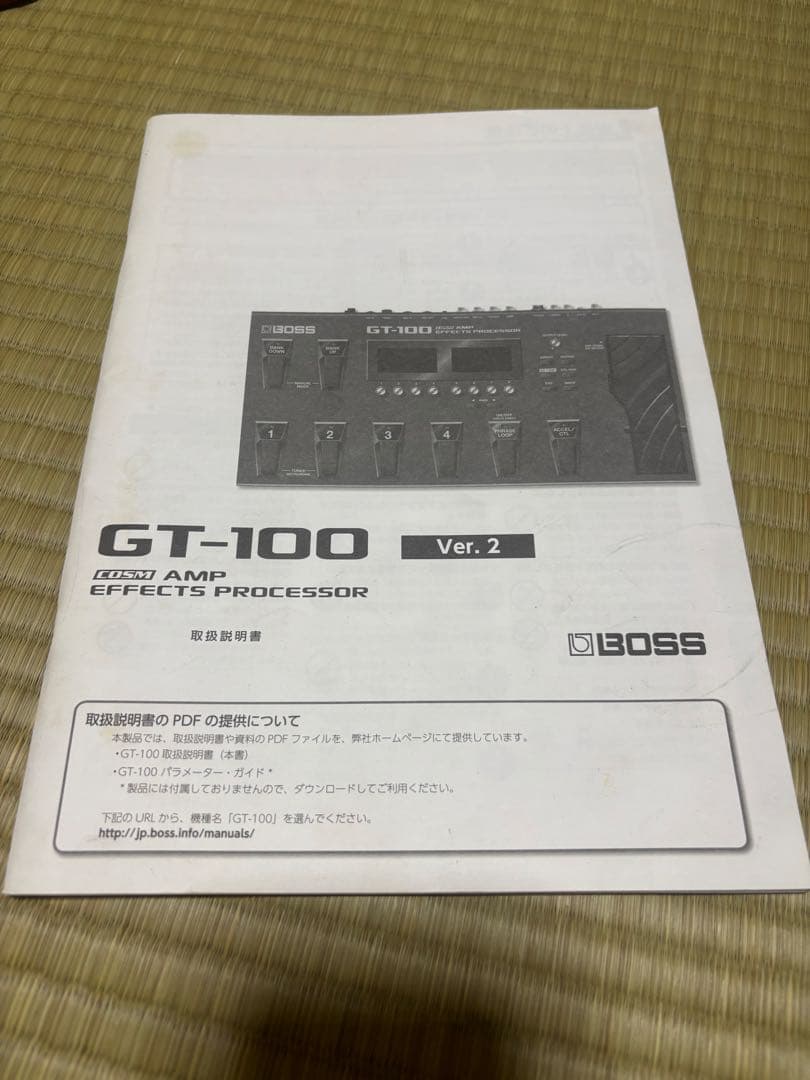 BOSS GT-100 マルチエフェクター ルーパー搭載　フライトケース付き