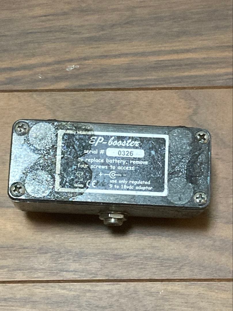 最初期モデル xotic EP-booster No.326 18vアダプター付