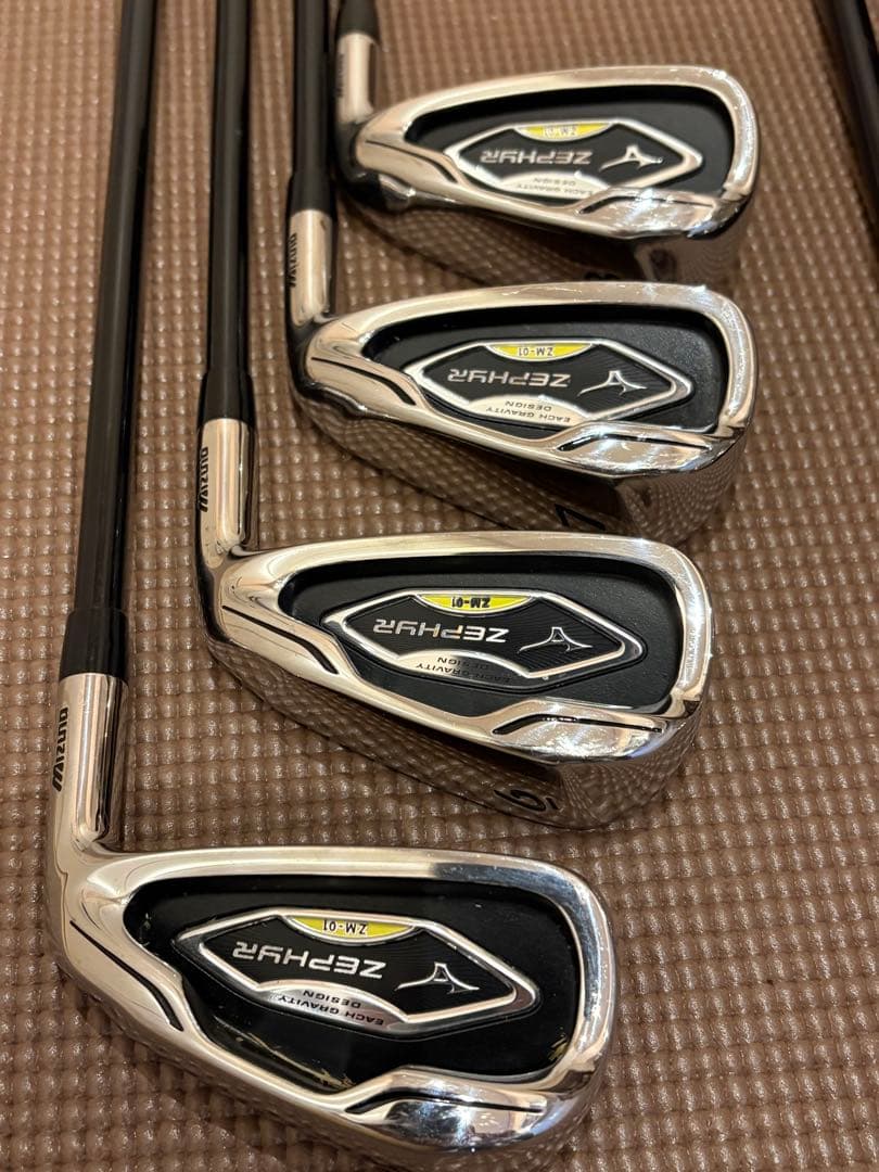 美品 MIZUNO ZEPHYR ZM-01 アイアンセット