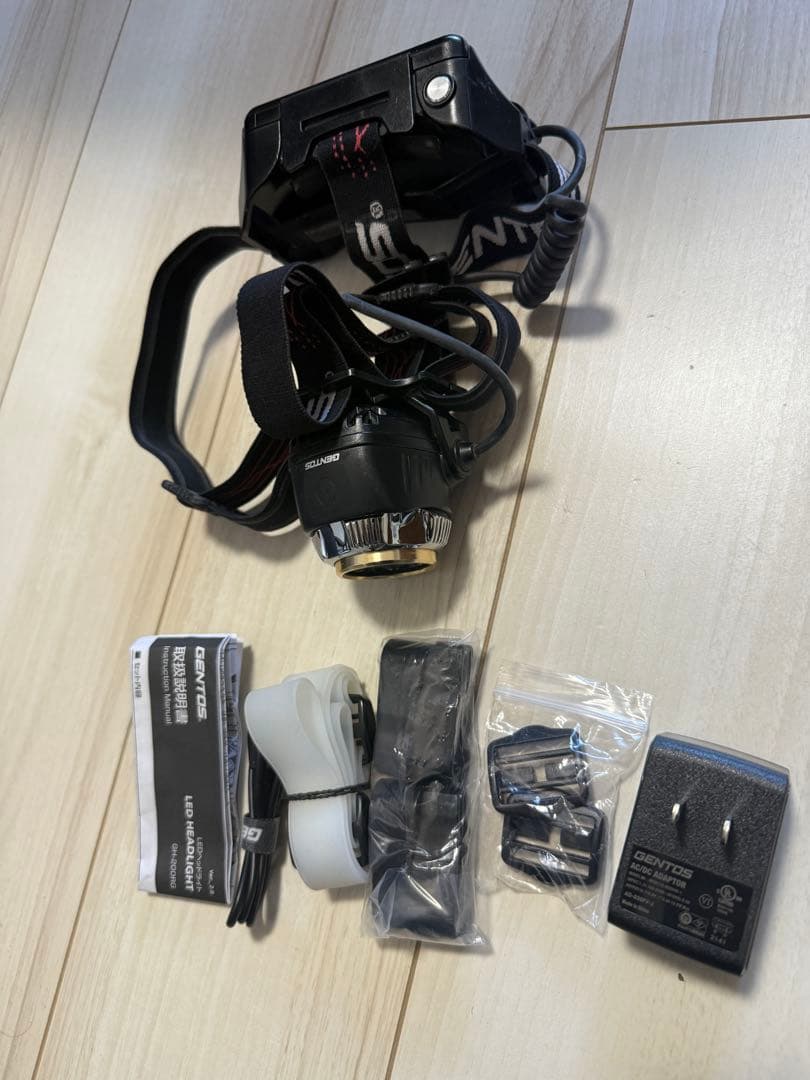 GENTOS GH-200RG ヘッドライト　中古品