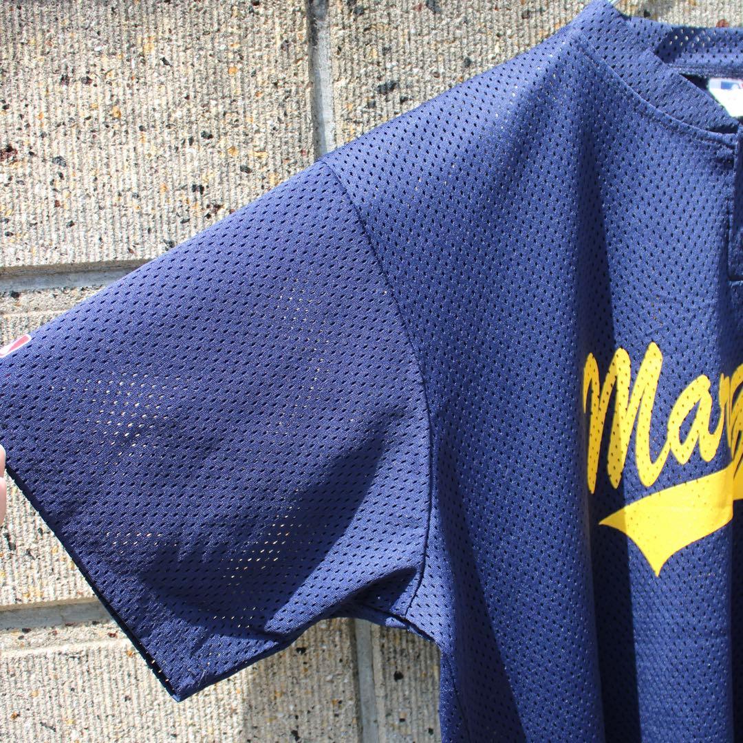 Majestic ミシガン州にあったマイナーチーム 大きめ 古着 ゲームシャツ