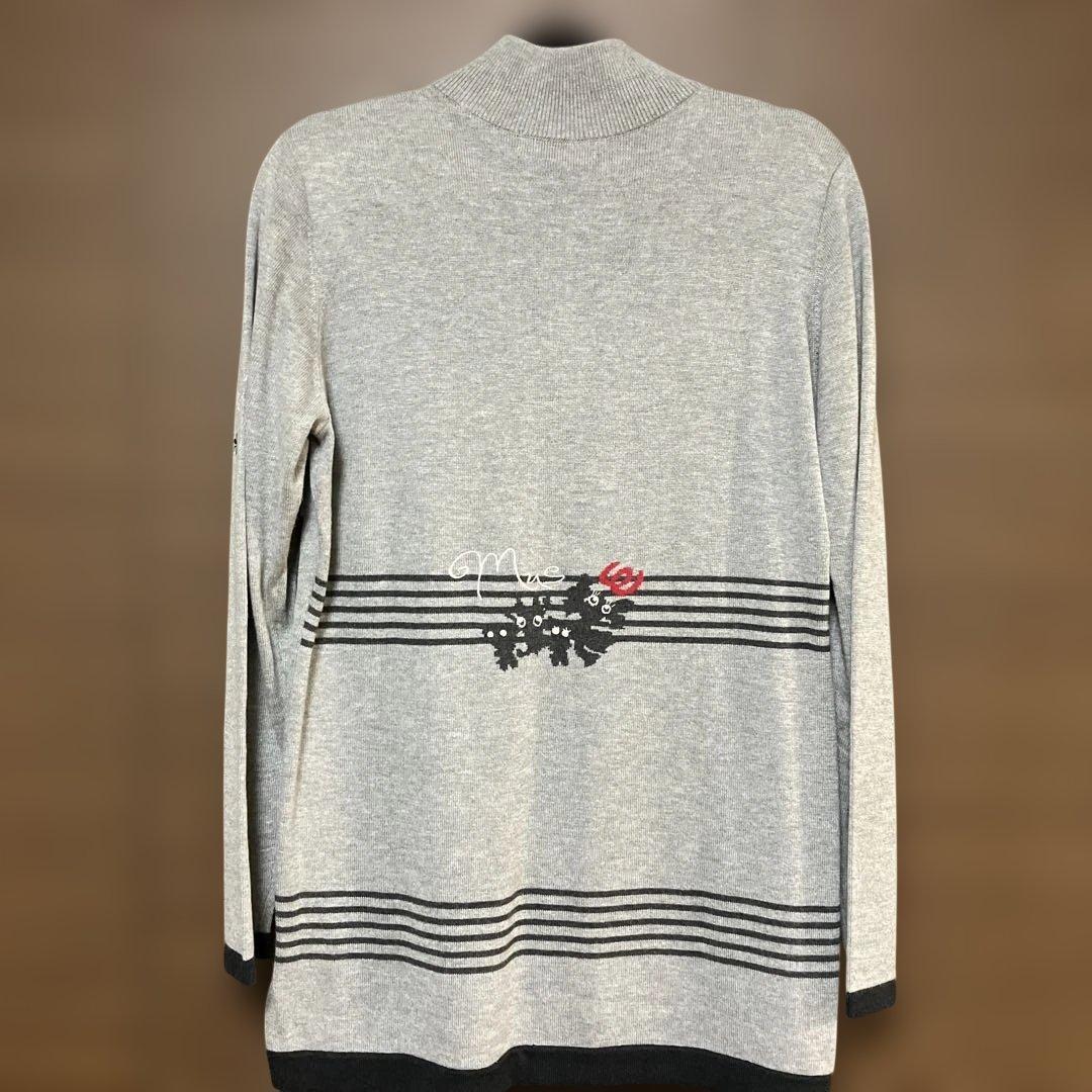 キャラクター刺繍ニットセーター