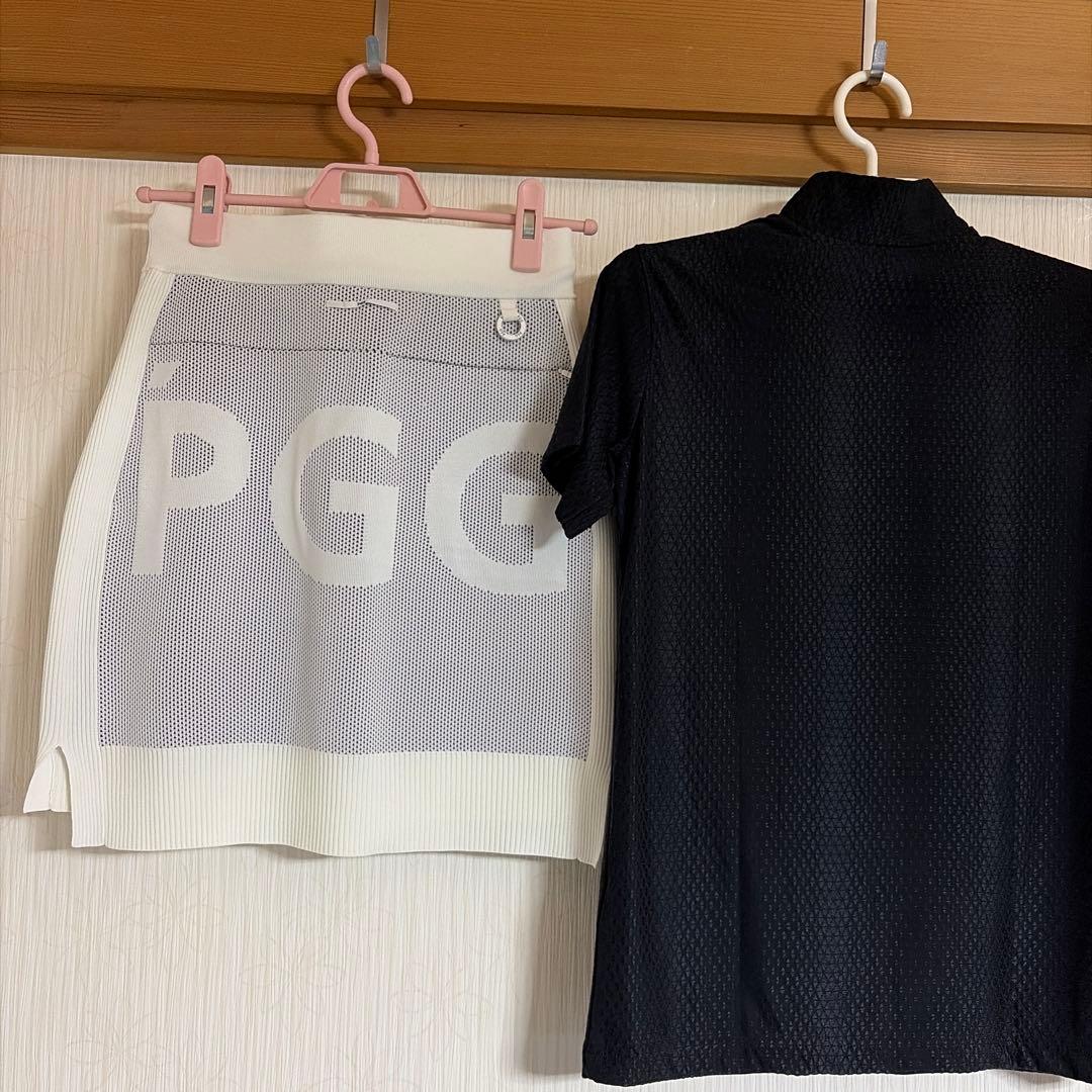 PGG ゴルフウェアセット 黒と白