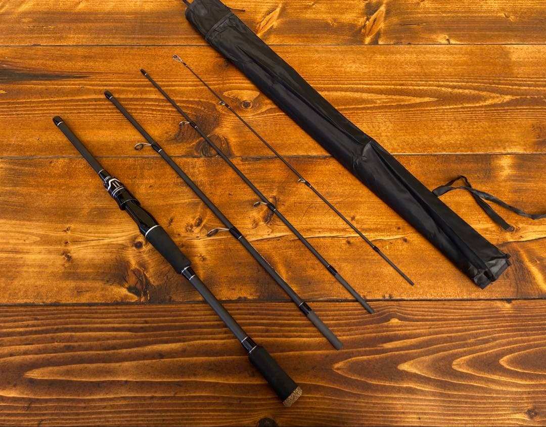 スピニングロッド　7ft 210cm 4ピースパックロッド　バス釣り　エギング