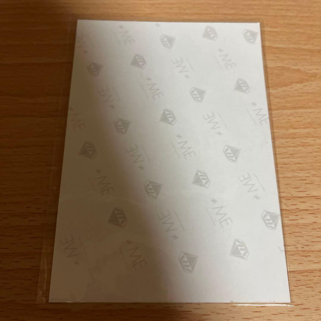 ≠ME蟹沢萌子 サイン入り生写真 2023年　コメあり