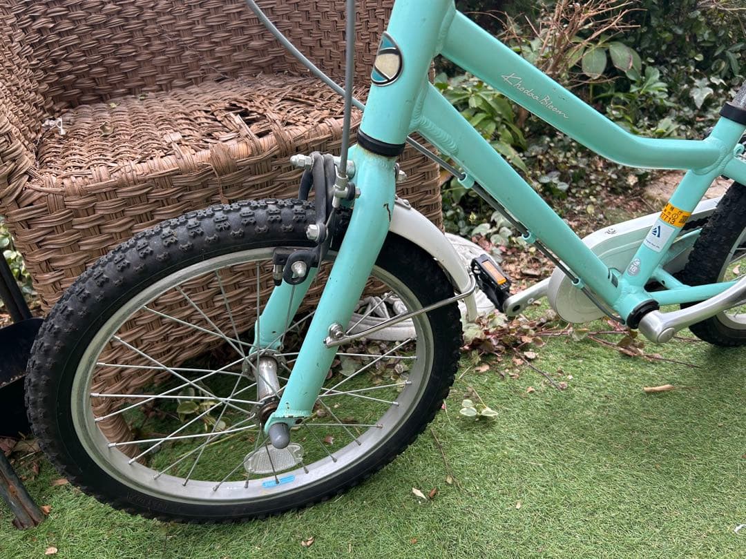 【引き取り限定】KhodaaBloom 幼児用自転車 18インチ ミントグリーン