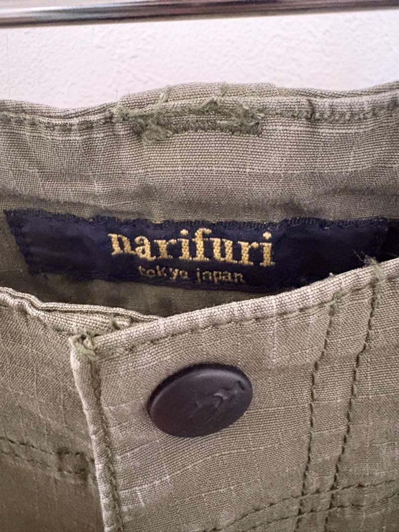 narifuri （ナリフリ） バイクカーゴパンツNF5013 オリーブ L