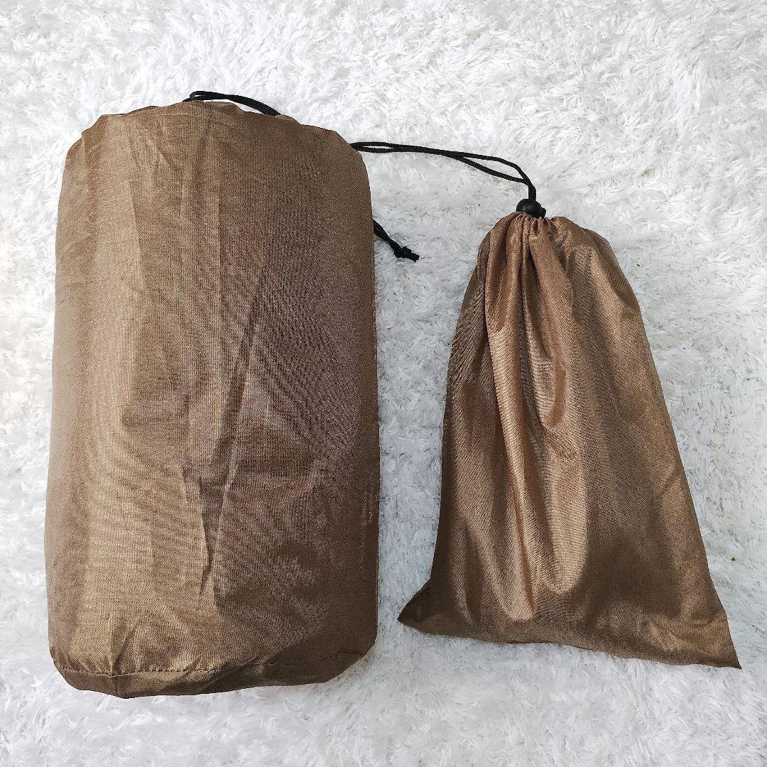 美品 DOEARTH Gussuri エアーコットマット 自動膨張 ブラウン