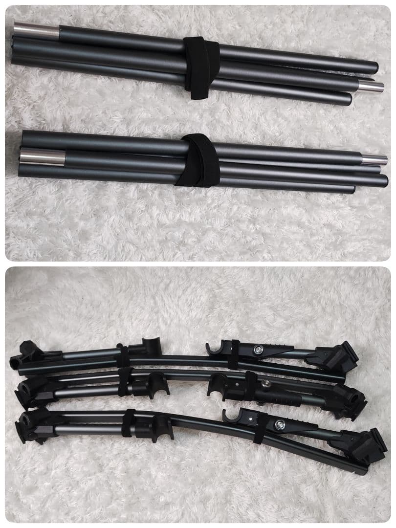 美品 DOEARTH Gussuri エアーコットマット 自動膨張 ブラウン