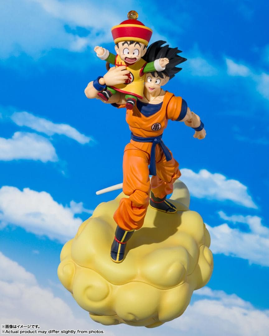 新品未開封 S.H.Figuarts 孫悟空＆孫悟飯-幼年期-＆筋斗雲