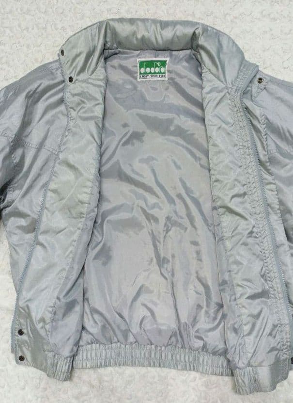 90s DIADORA セットアップ シルバー ジャージ
