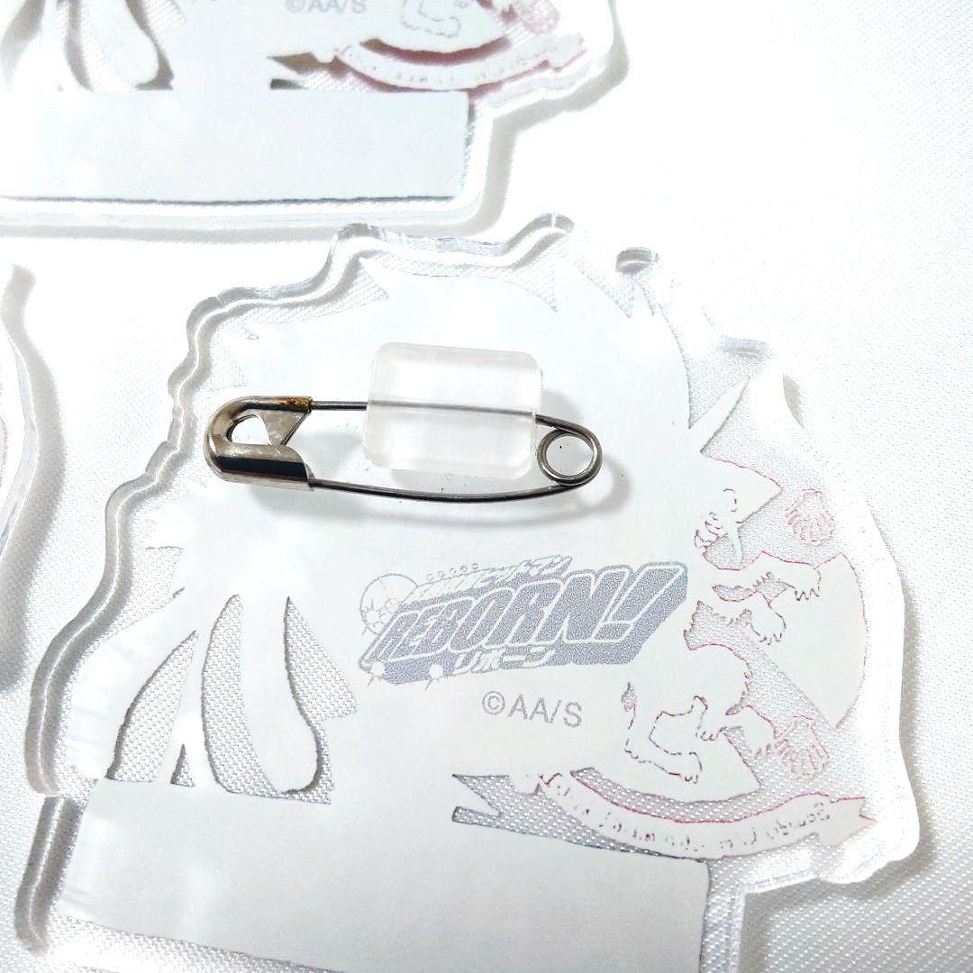 〖匿名配送〗REBORN XANXUS アクリルバッジ 描き下ろし ※中古