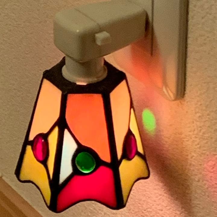 白熱灯・ステンドグラス・昭和レトロ・照明器具④