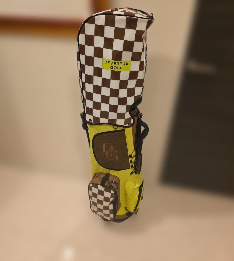 【総額18万超】DEVEREUX GOLF キャディバッグ＆ヘッドカバーセット