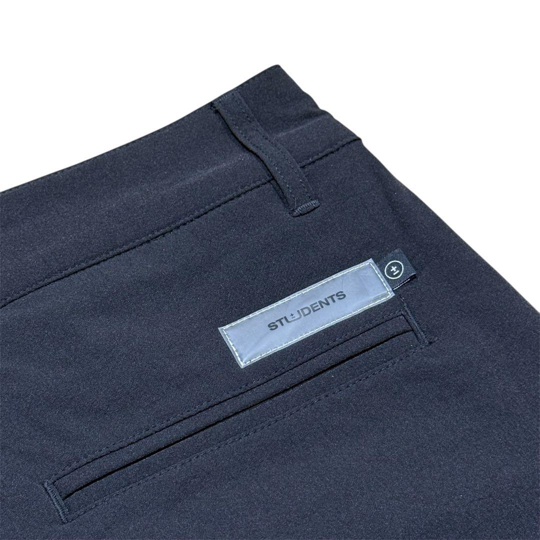 【未使用】定価1.9万円 STUDENTS ゴルフパンツ メンズ ブラック