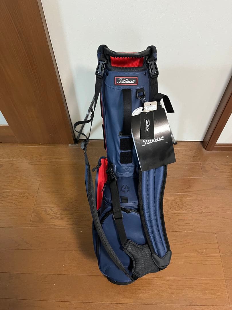 Titleist キャディバッグ ネイビー/レッド