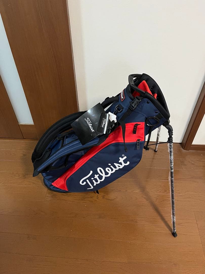 Titleist キャディバッグ ネイビー/レッド