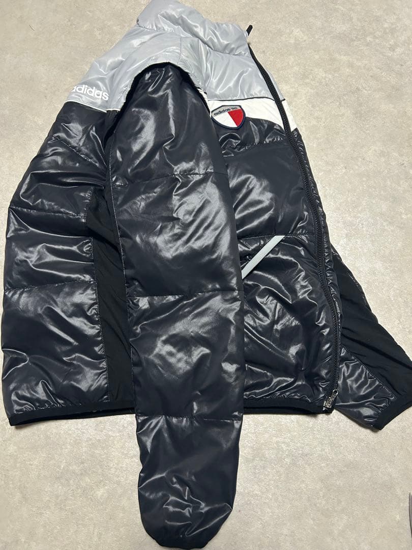 極美品 adidas ゴルフ 2WAYダウンジャケット ブルゾン ベスト M