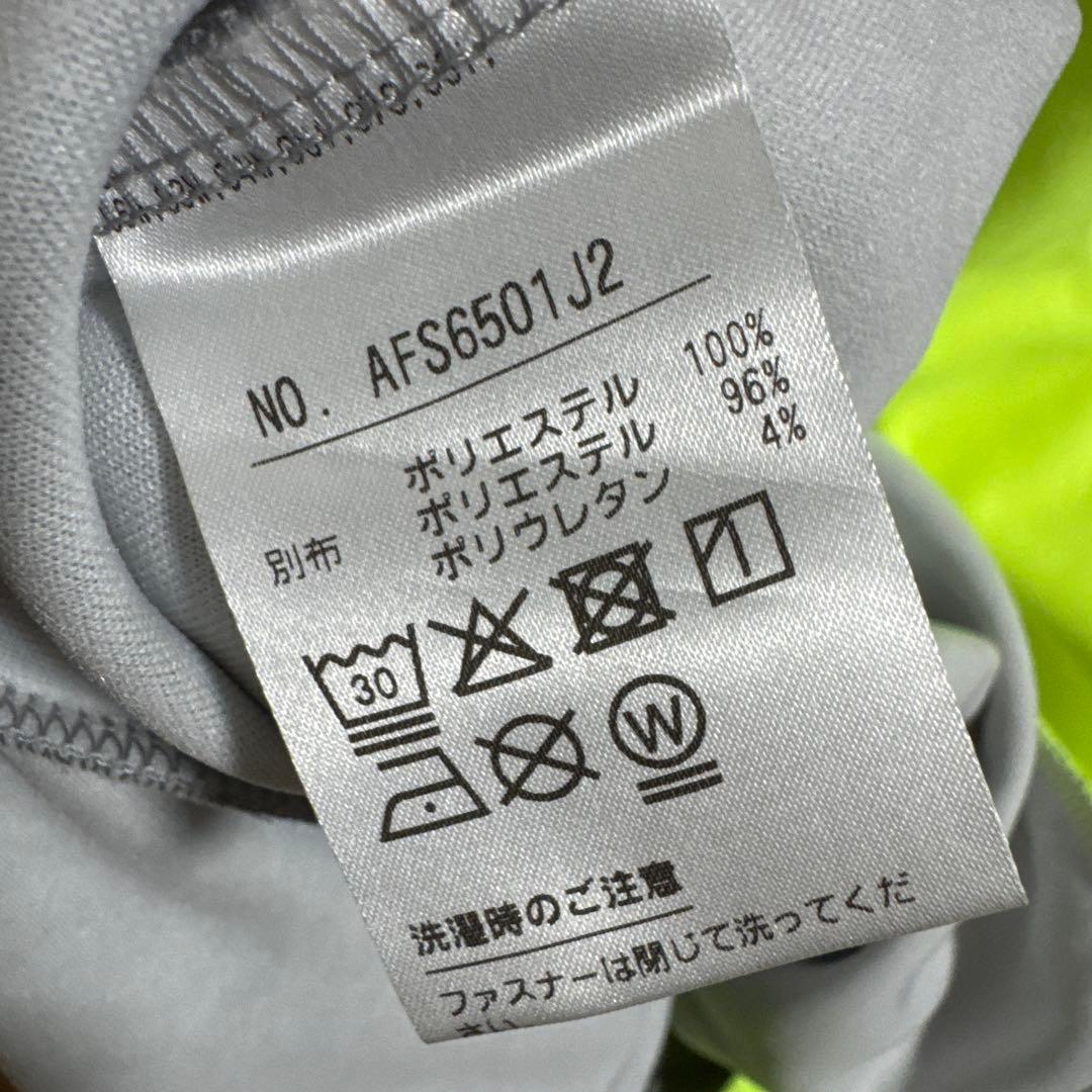アンパスィ　ハーフジップ　半袖　レディースL