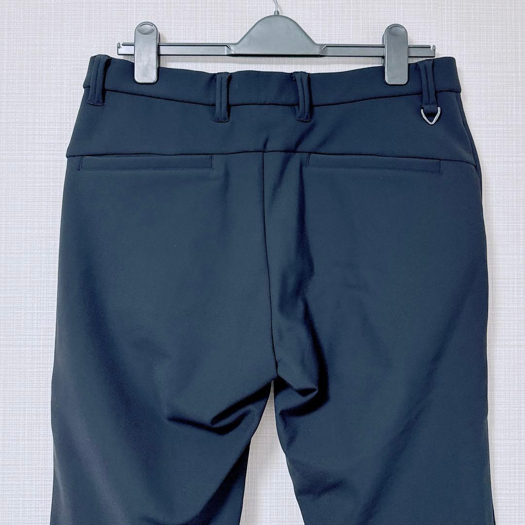 23区GOLF メンズ 裏起毛 ストレッチ パンツ 黒 LL（W86-94）