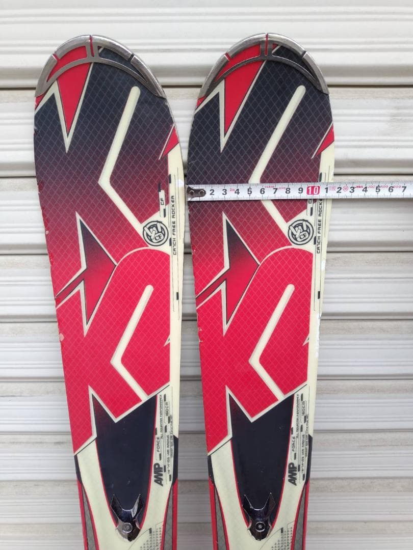 K2 AMP FORCE オールラウンドスキー板 160cm ビンディング付き！
