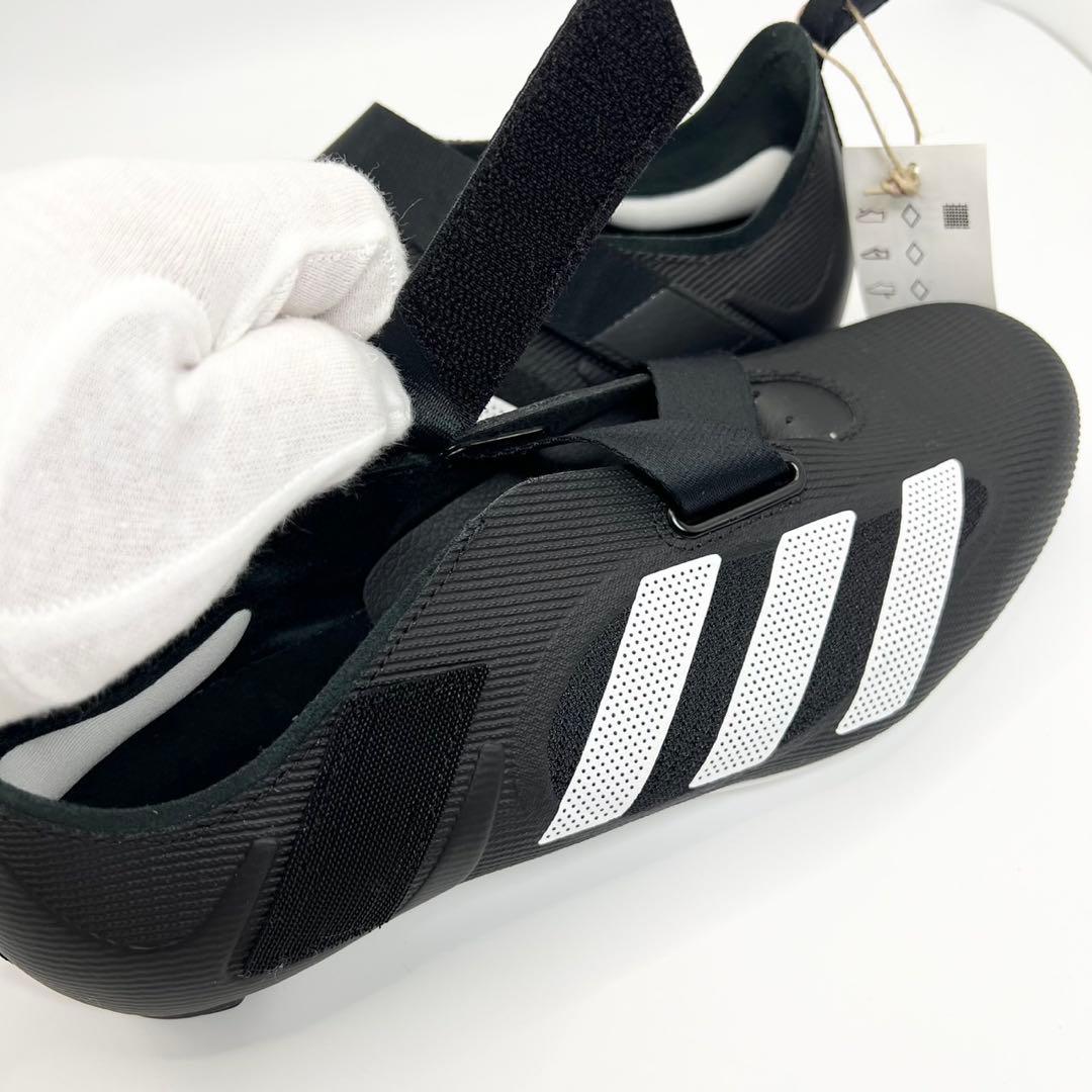 adidas サイクリングシューズ ブラック/ホワイト25cm