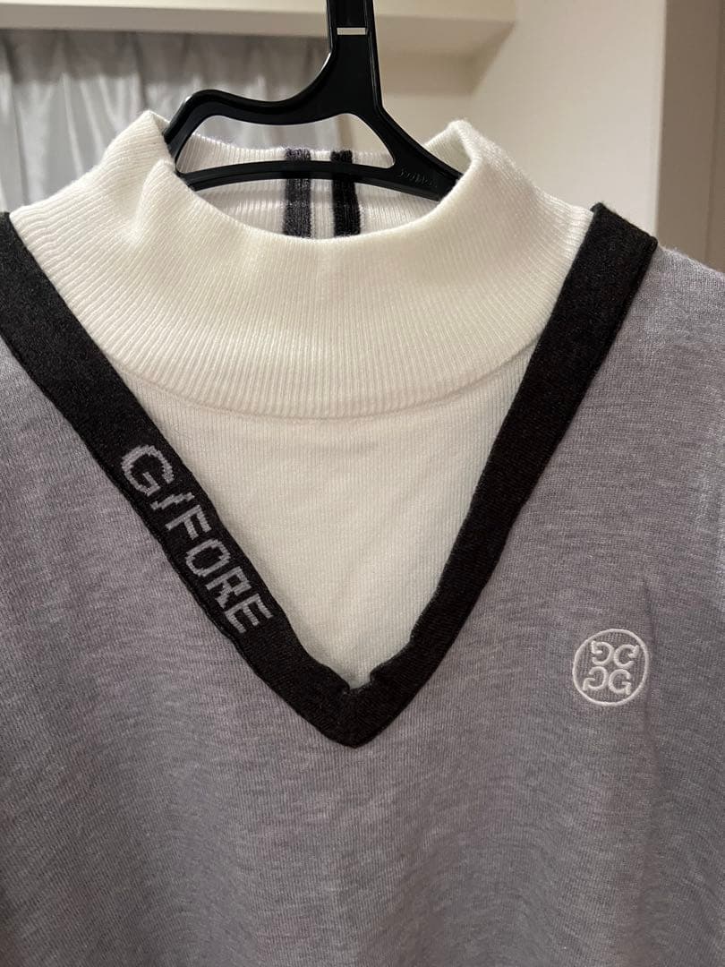 G/FORE グレー Vネック セーター