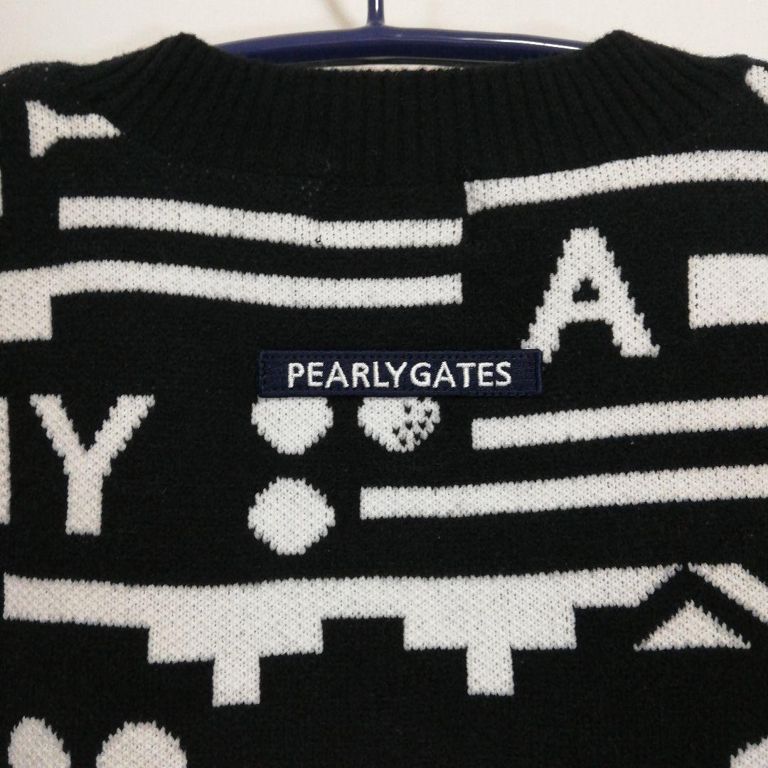 PEARLY GATES セーター ニット ブラック メンズ 5 パーリーゲイツ