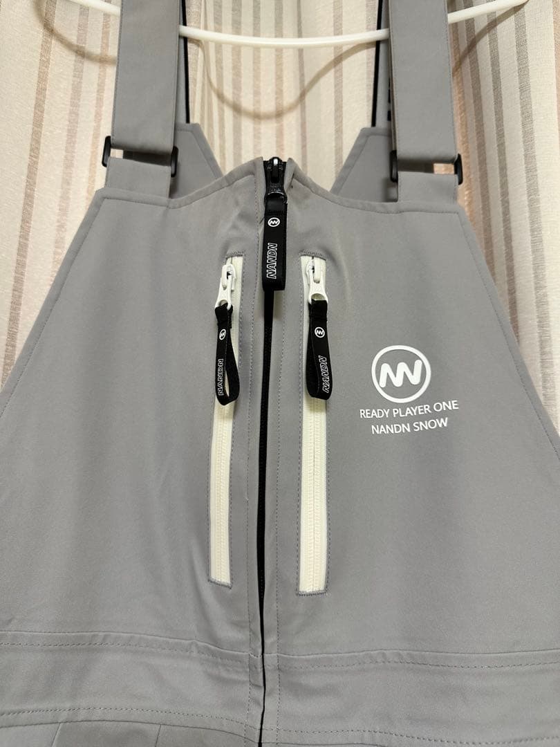 NANDIN  防水ハイバックオーバーオール グレー